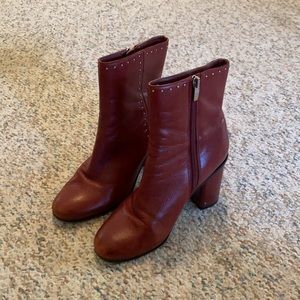 Marc Fisher Red Boots